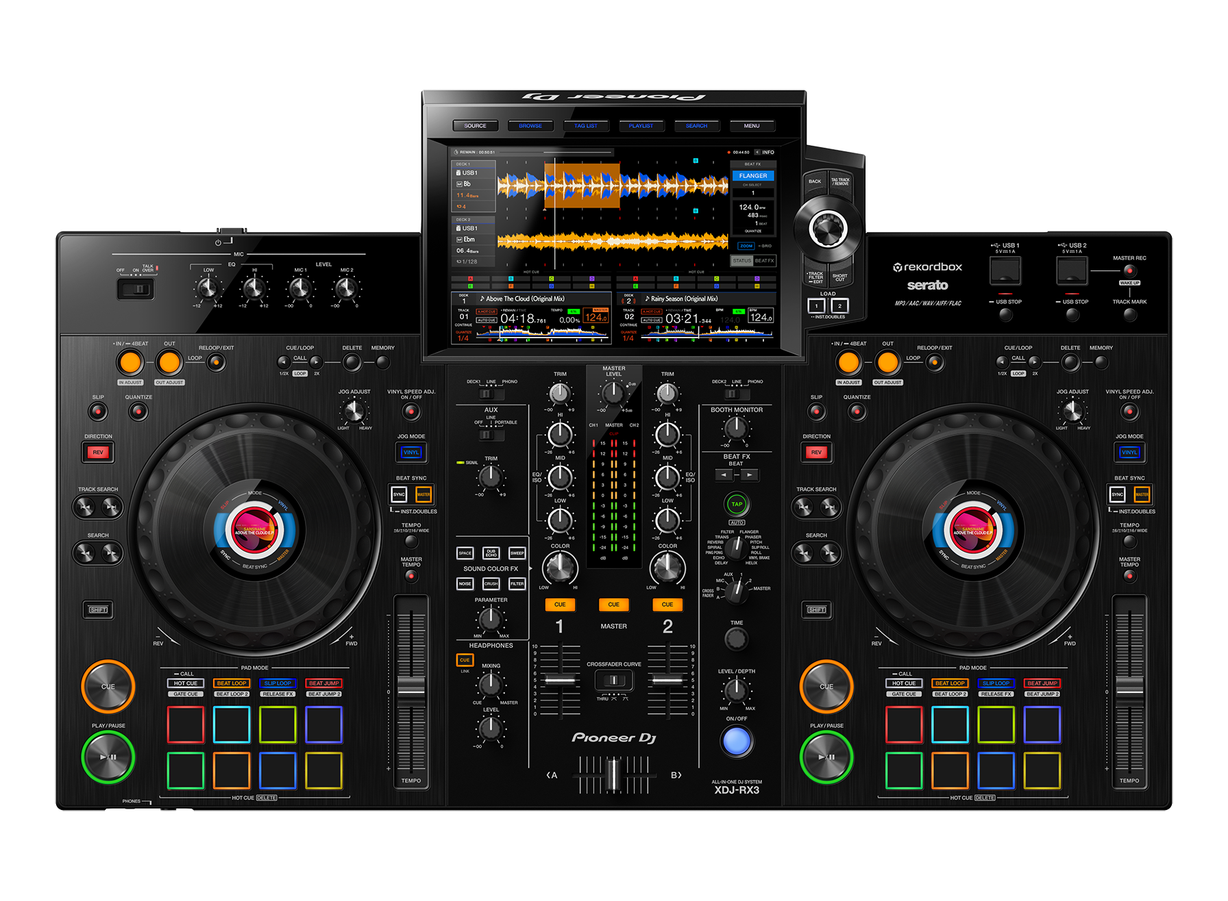 Pioneer DJ XDJ-RX3 2 Kanal DJ Setup